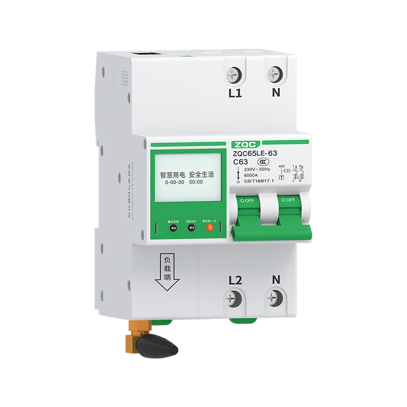 ZQC65LE-63/2P 系列物联网小型漏电断路器(带液晶通讯网关)